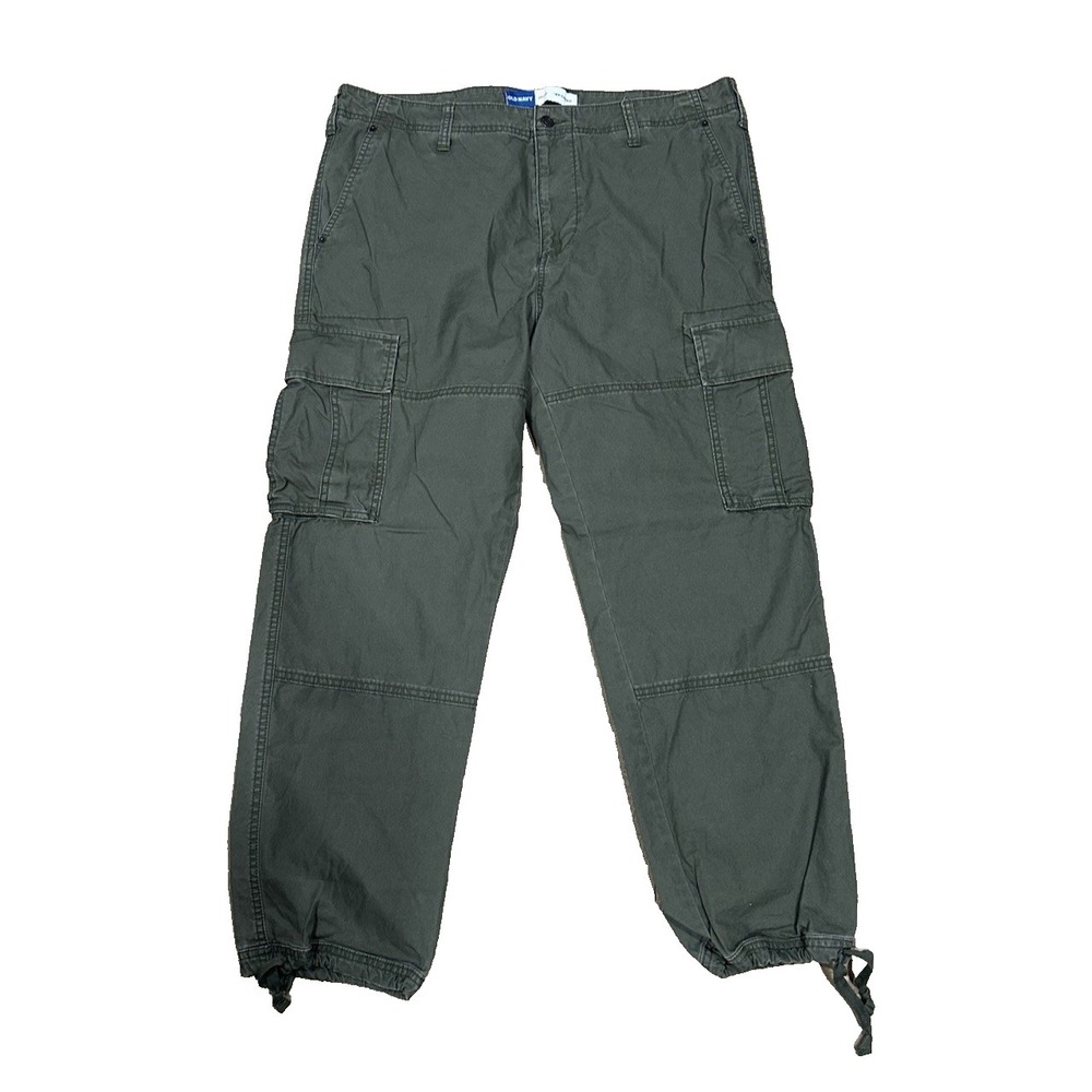 OLD NAVY '94 Green Cargo Pants Mens 38 x 28 Baggy Paratrooper